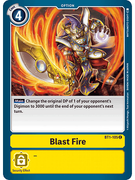 BT1-105 C Blast Fire Option 