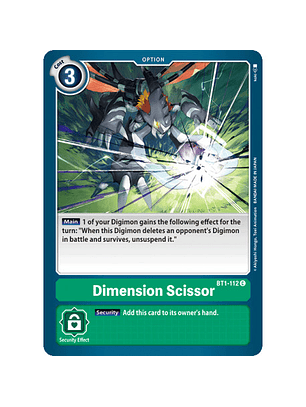 BT1-112 C Dimension Scissor Option 
