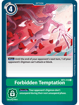 BT1-113 C Forbidden Temptation Option 