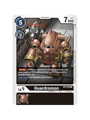 BT2-058 C Guardromon Digimon 