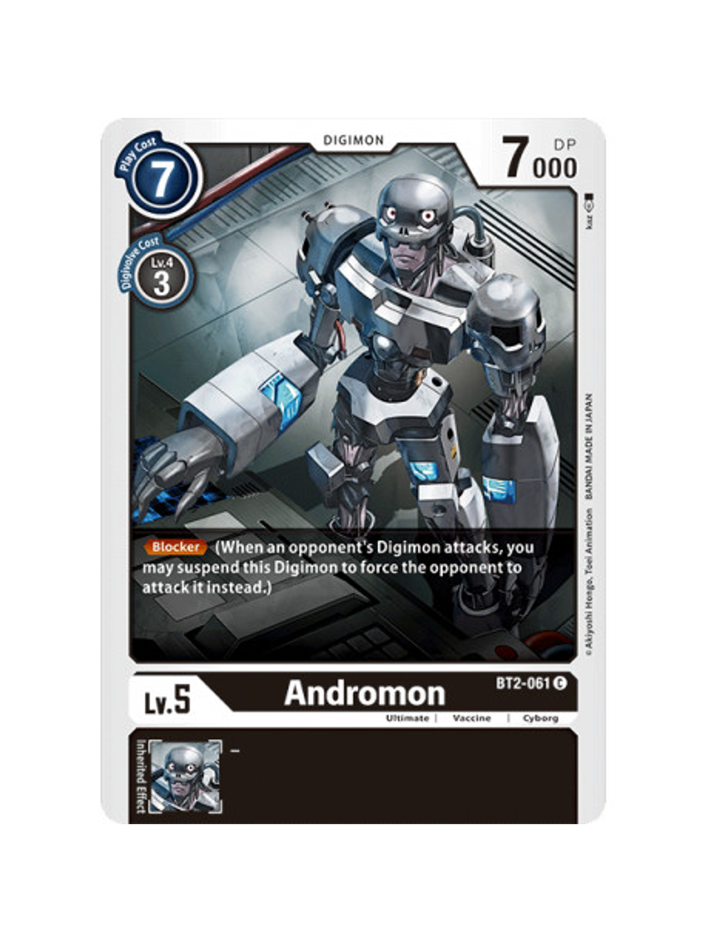 BT2-061 C Andromon Digimon  1