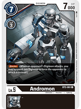 BT2-061 C Andromon Digimon 