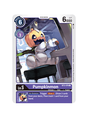 BT2-076 C Pumpkinmon Digimon 