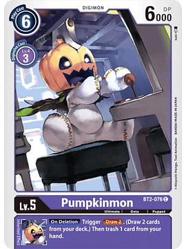 BT2-076 C Pumpkinmon Digimon 