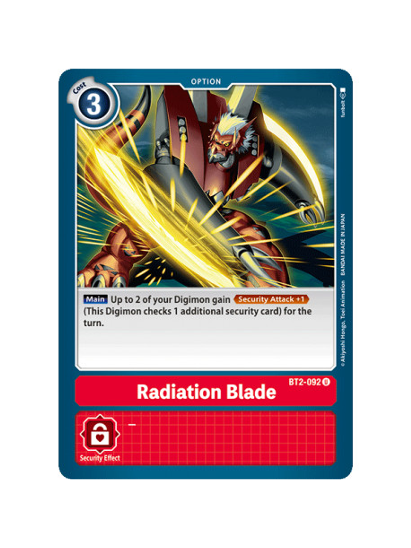 BT2-092 U Radiation Blade Option  1