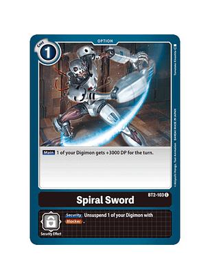 BT2-103 C Spiral Sword Option 