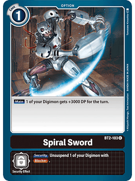 BT2-103 C Spiral Sword Option 