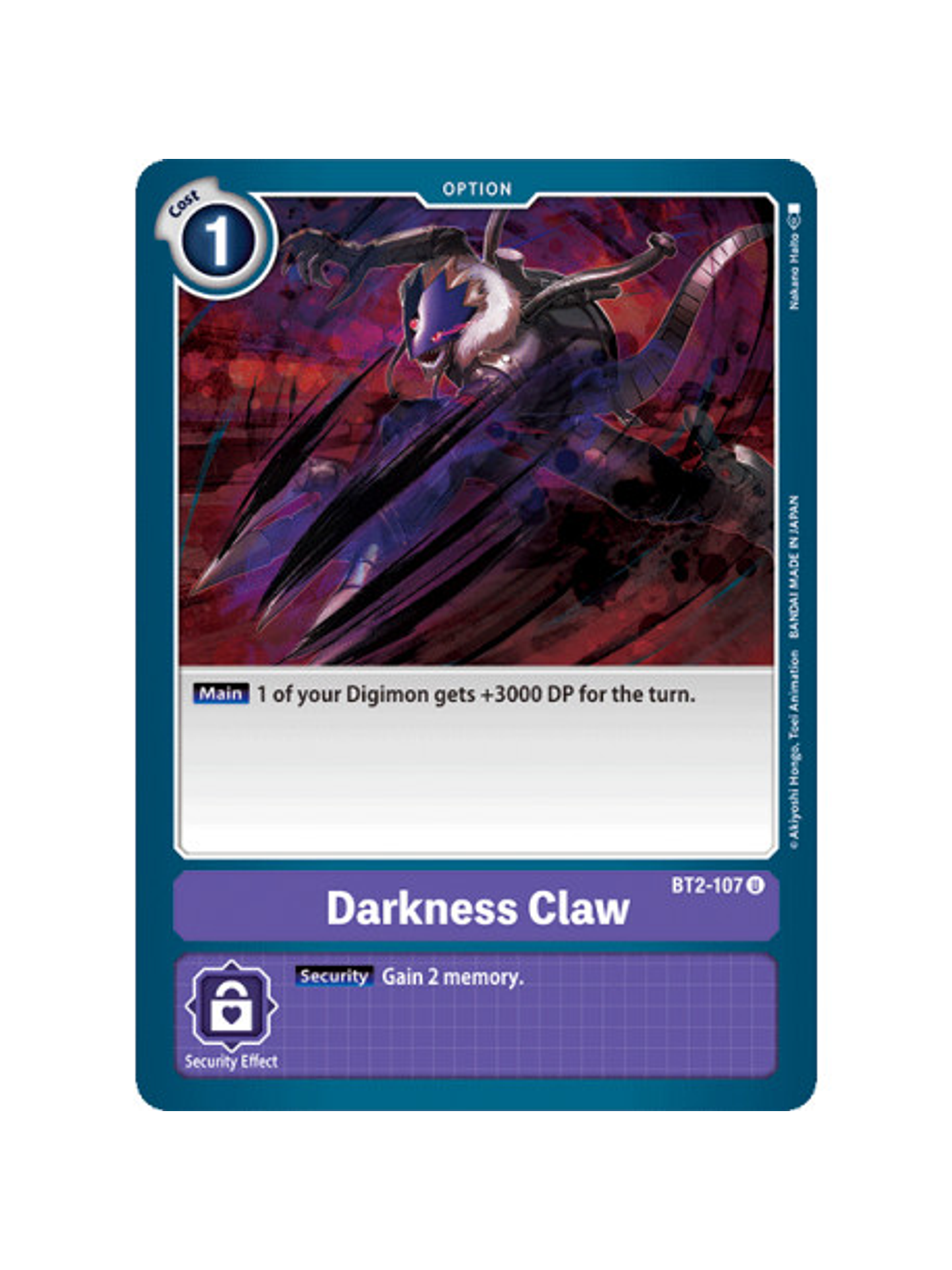 BT2-107 U Darkness Claw Option  1