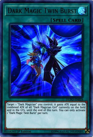 Dark Magic Twin Burst - dupo-en018 - Ultra Rare 1st Edition