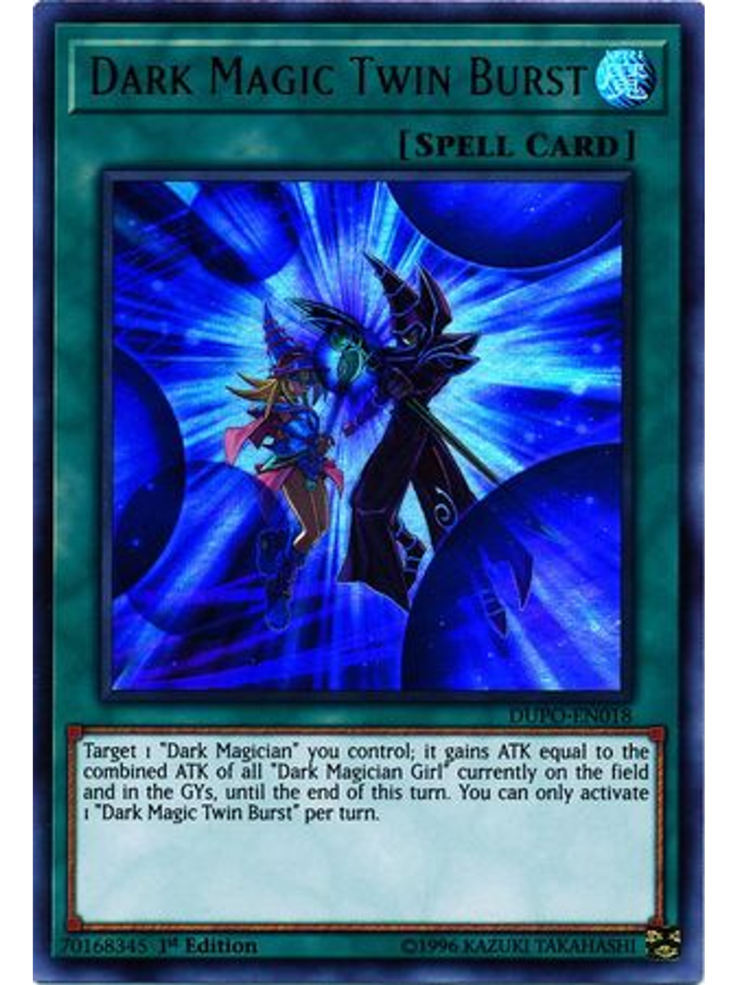 Dark Magic Twin Burst - dupo-en018 - Ultra Rare 1st Edition 1