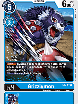 Grizzlymon - ST2-07