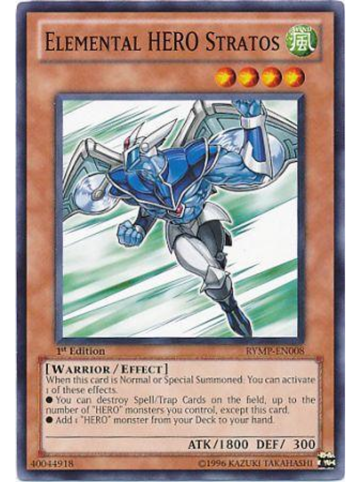 Elemental Hero Stratos - RYMP-EN008 - Common 1st Edition 1
