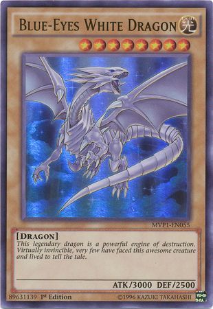 Blue-Eyes White Dragon - MVP1-EN055 - Ultra Rare 1st Edition