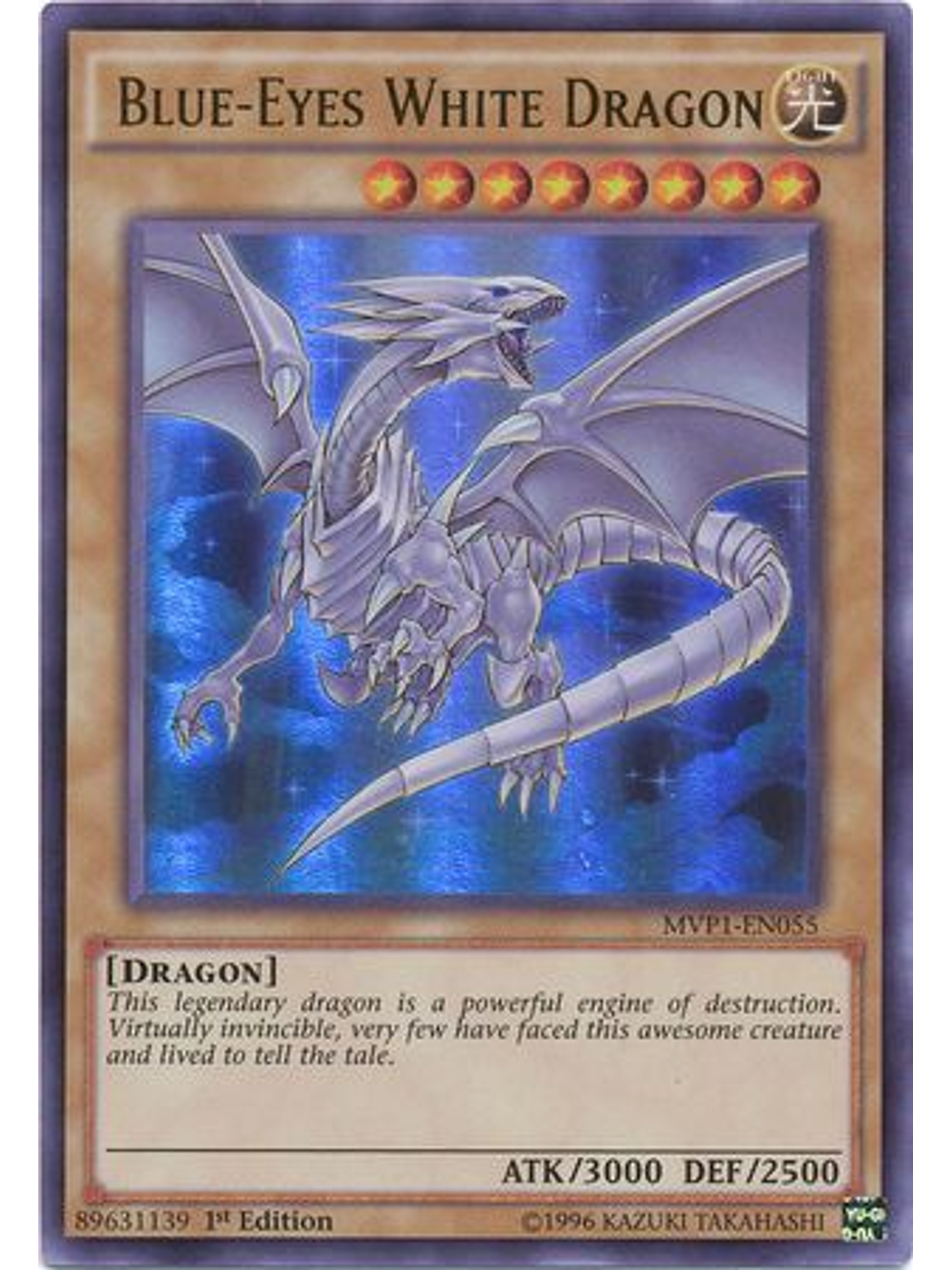 Blue-Eyes White Dragon - MVP1-EN055 - Ultra Rare 1st Edition 1