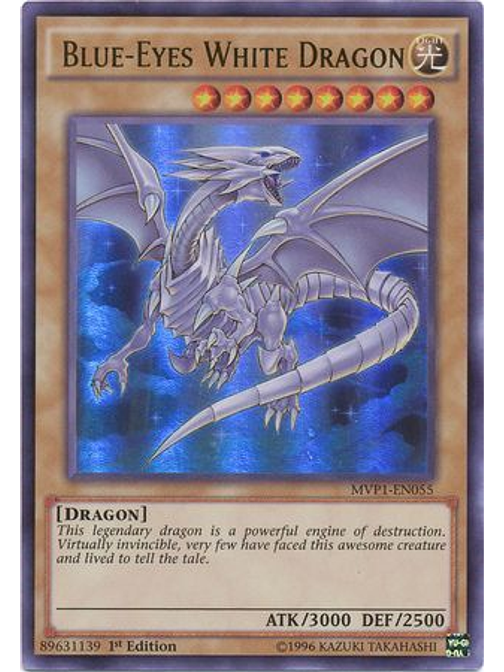 Blue-Eyes White Dragon - MVP1-EN055 - Ultra Rare 1st Edition 1