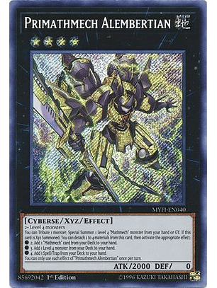 Primathmech Alembertian - MYFI-EN040 - Secret Rare 1st Edition