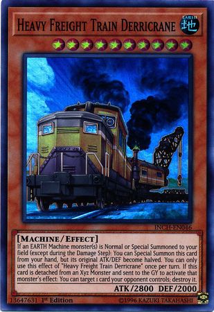 Heavy Freight Train Derricrane - inch-en046 - Super Rare 1st Edition