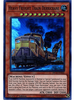 Heavy Freight Train Derricrane - inch-en046 - Super Rare 1st Edition
