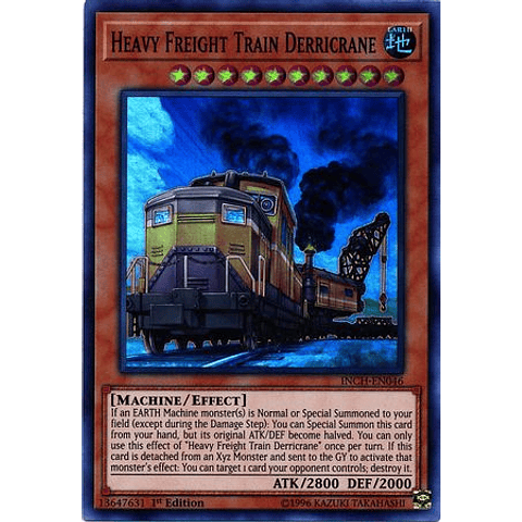 Heavy Freight Train Derricrane - inch-en046 - Super Rare 1st Edition