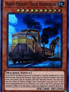 Heavy Freight Train Derricrane - inch-en046 - Super Rare 1st Edition