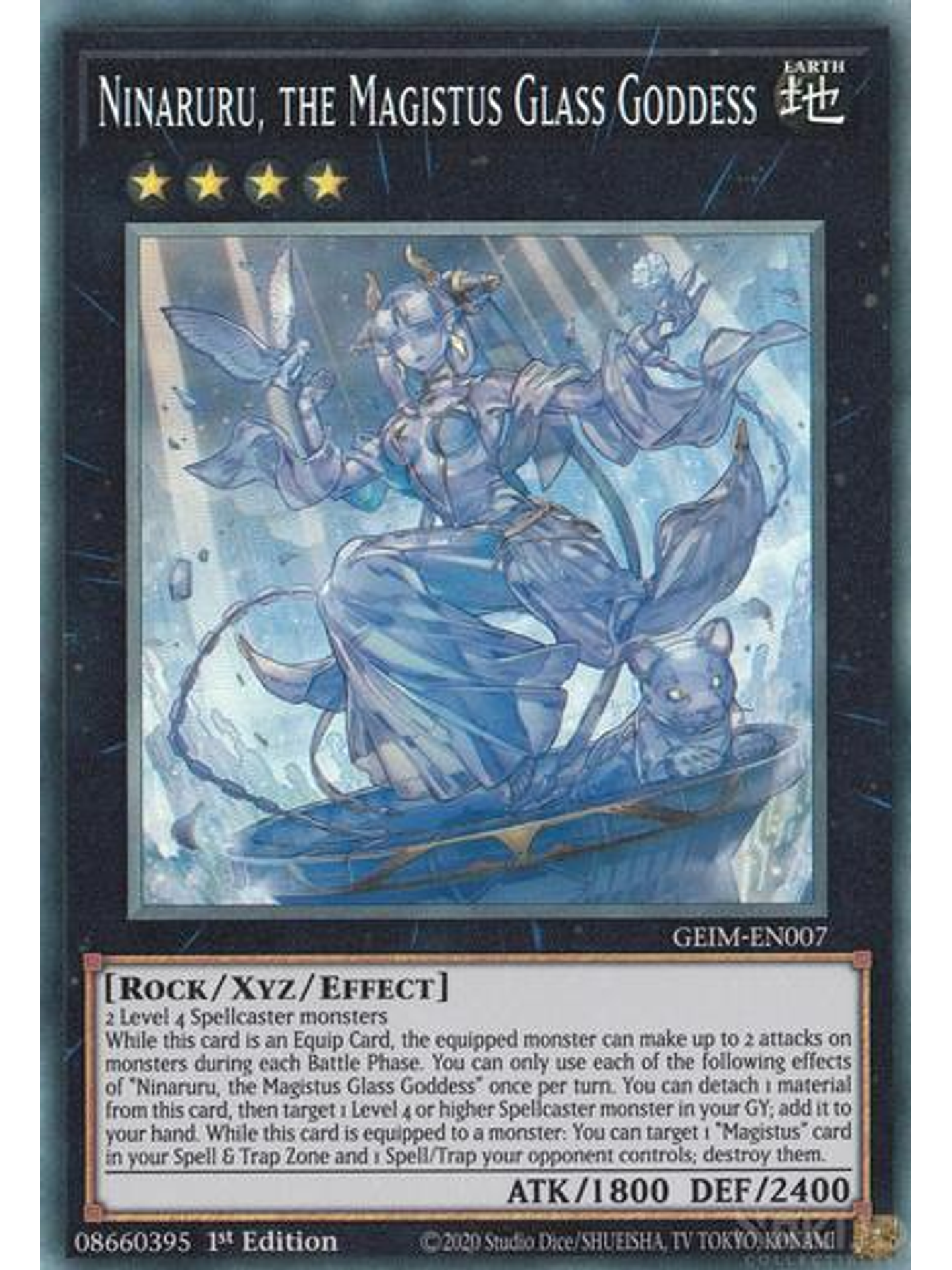 Ninaruru, the Magistus Glass Goddess - GEIM-EN007 - Collector's Rare - 1st Edition 1