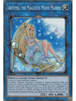 Artemis, the Magistus Moon Maiden - GEIM-EN008 - Collector's Rare - 1st Edition