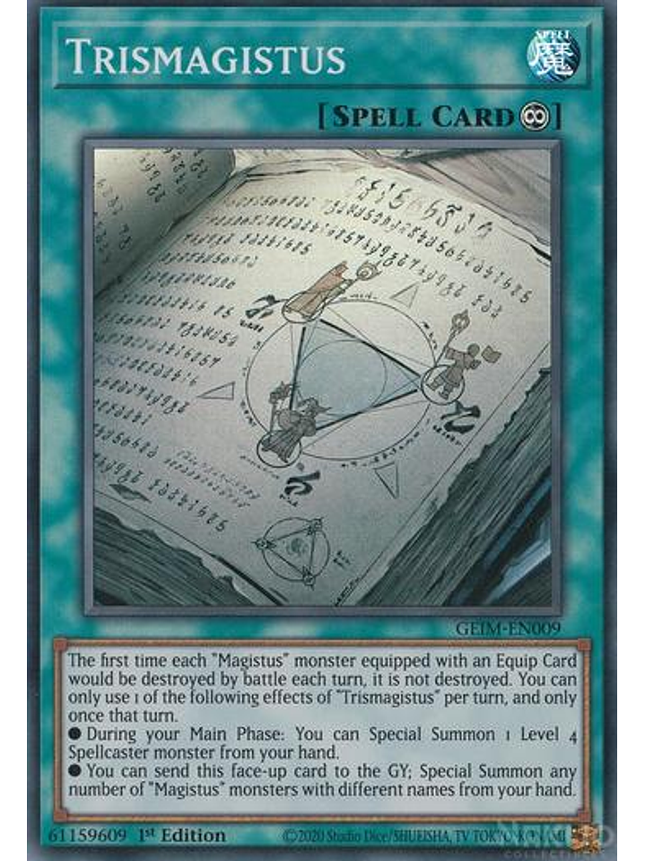 Trismagistus - GEIM-EN009 - Super Rare - 1st Edition 1