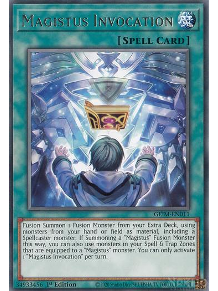 Magistus Invocation - GEIM-EN011 - Rare - 1st Edition 1