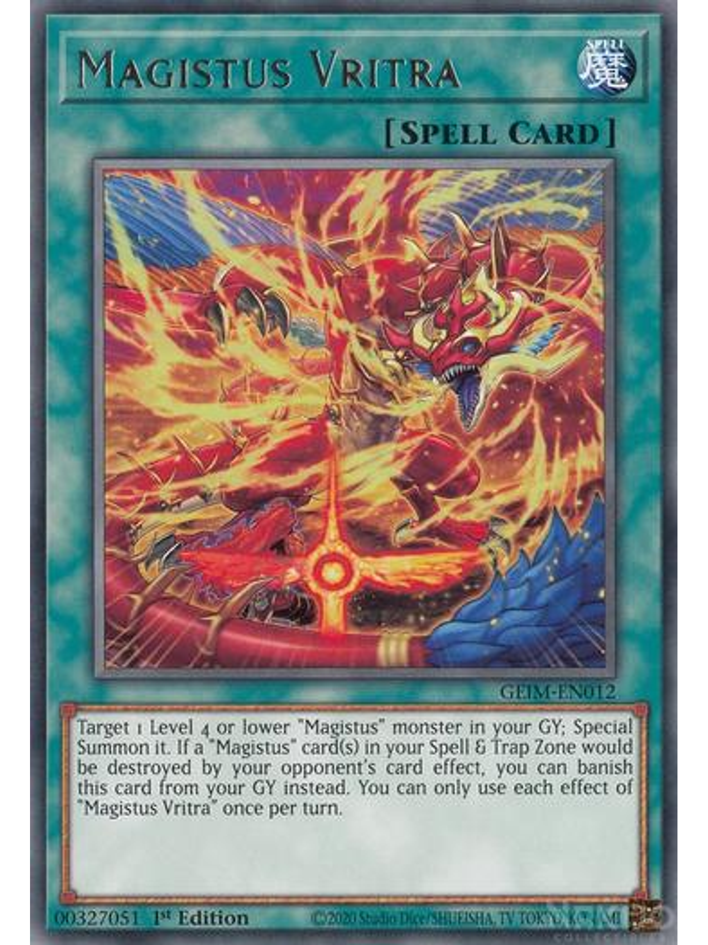 Magistus Vritra - GEIM-EN012 - Rare - 1st Edition 1