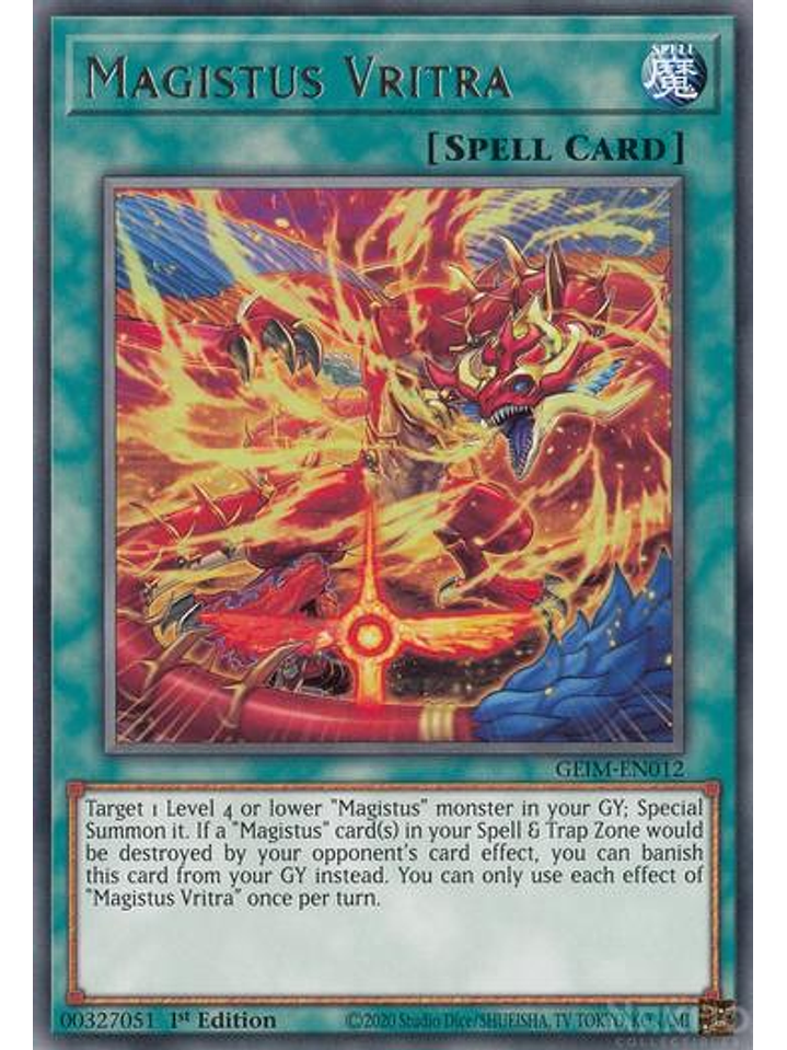 Magistus Vritra - GEIM-EN012 - Rare - 1st Edition 1