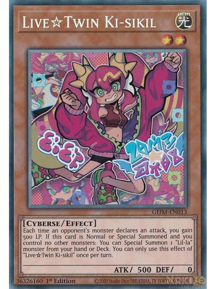 Live Twin Ki-sikil - GEIM-EN013 - Super Rare - 1st Edition 1