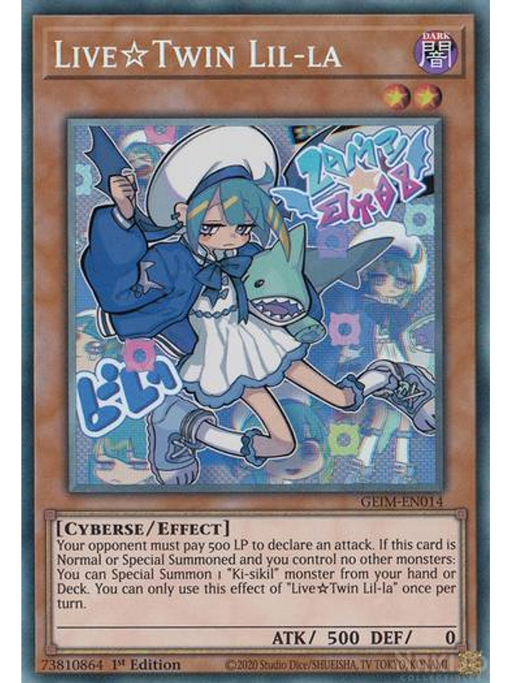 Live Twin Lil-la - GEIM-EN014 - Super Rare - 1st Edition 1