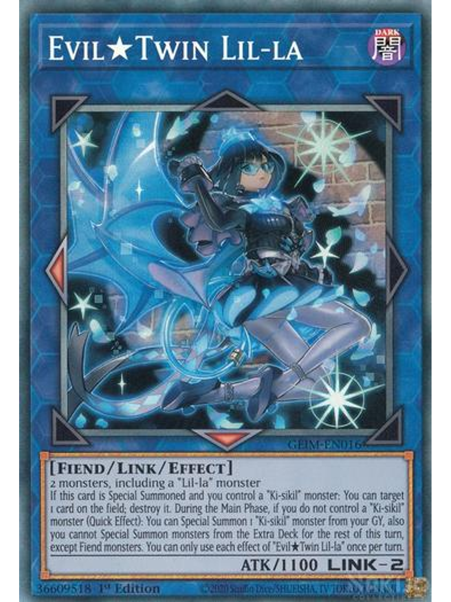 Evil Twin Lil-la - GEIM-EN016 - Collector's Rare - 1st Edition 1