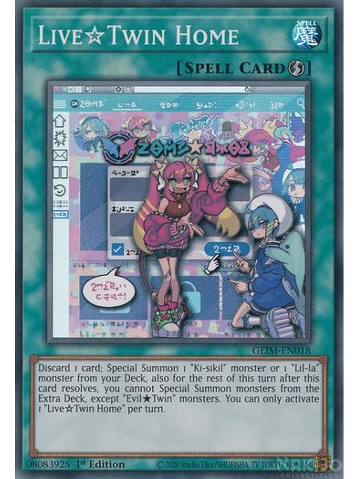 Live Twin Home - GEIM-EN018 - Super Rare - 1st Edition 1