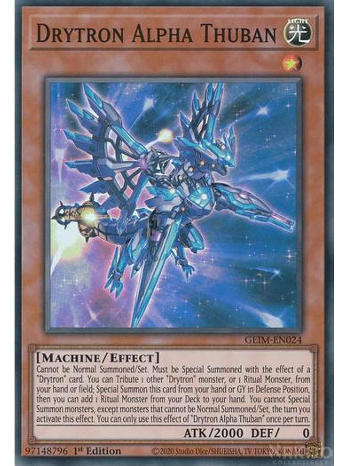 Drytron Alpha Thuban - GEIM-EN024 - Super Rare - 1st Edition 1