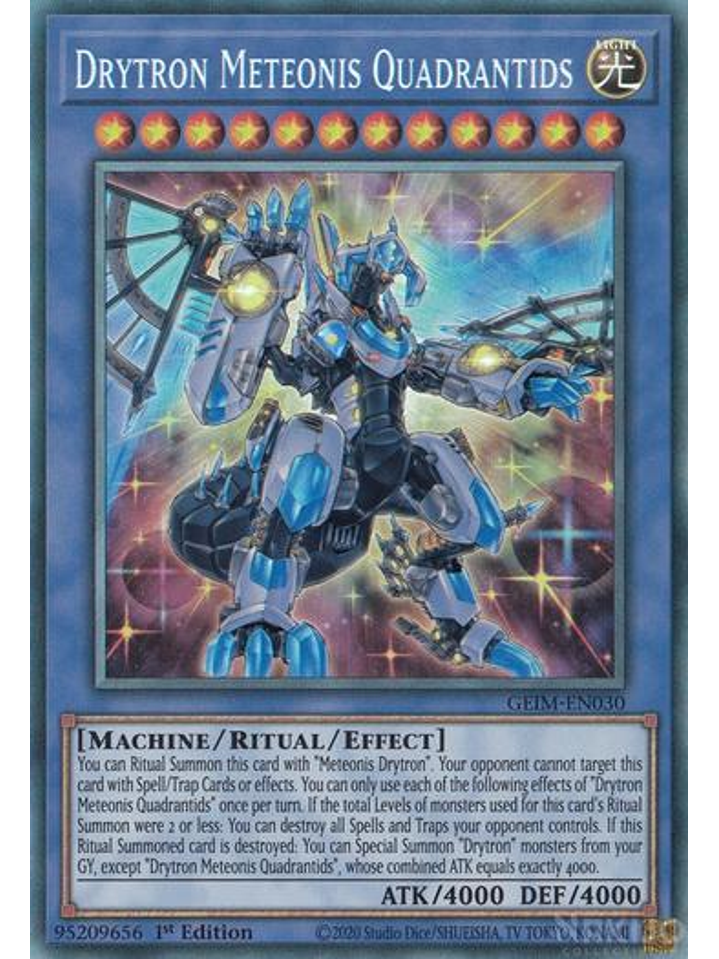 Drytron Meteonis Quadrantids - GEIM-EN030 - Super Rare - 1st Edition 1