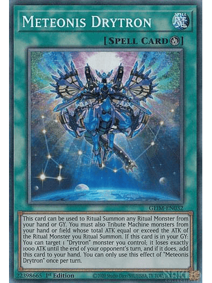 Meteonis Drytron - GEIM-EN032 - Ultra Rare - 1st Edition