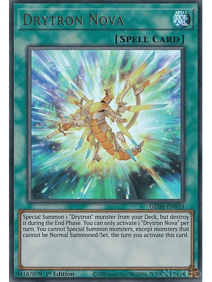 Drytron Nova - GEIM-EN033 - Ultra Rare - 1st Edition