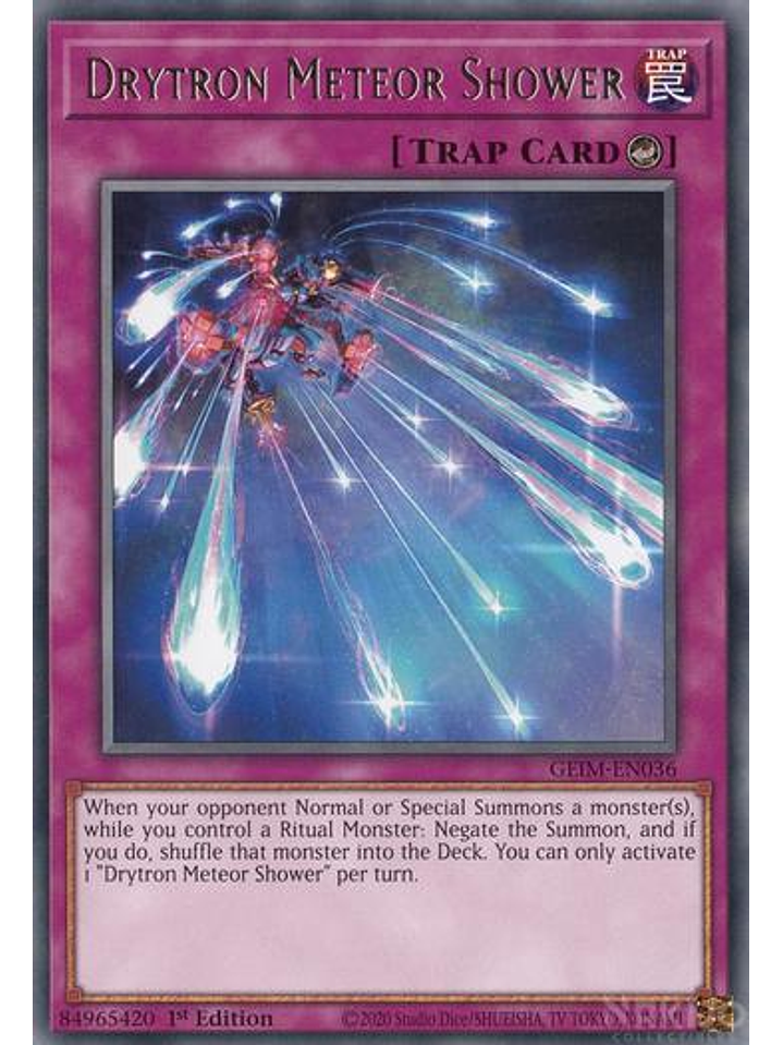 Drytron Meteor Shower - GEIM-EN036 - Rare - 1st Edition 1