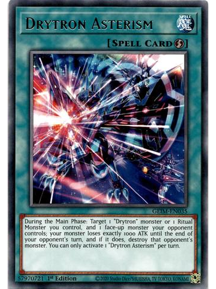 Drytron Asterism - GEIM-EN035 - Rare - 1st Edition 1
