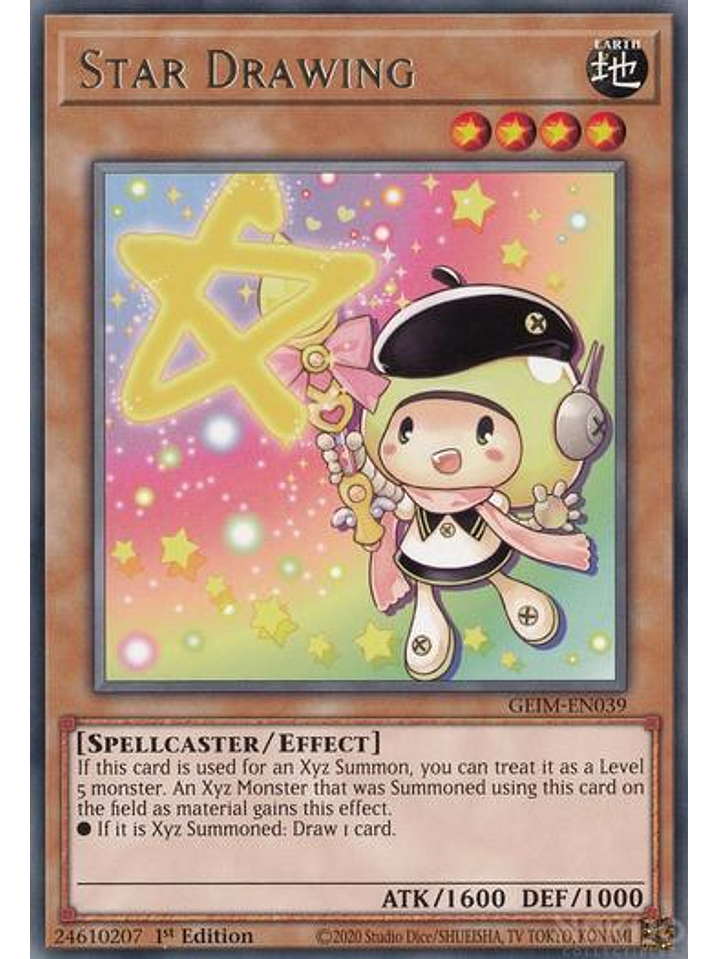 Star Drawing - GEIM-EN039 - Rare - 1st Edition 1