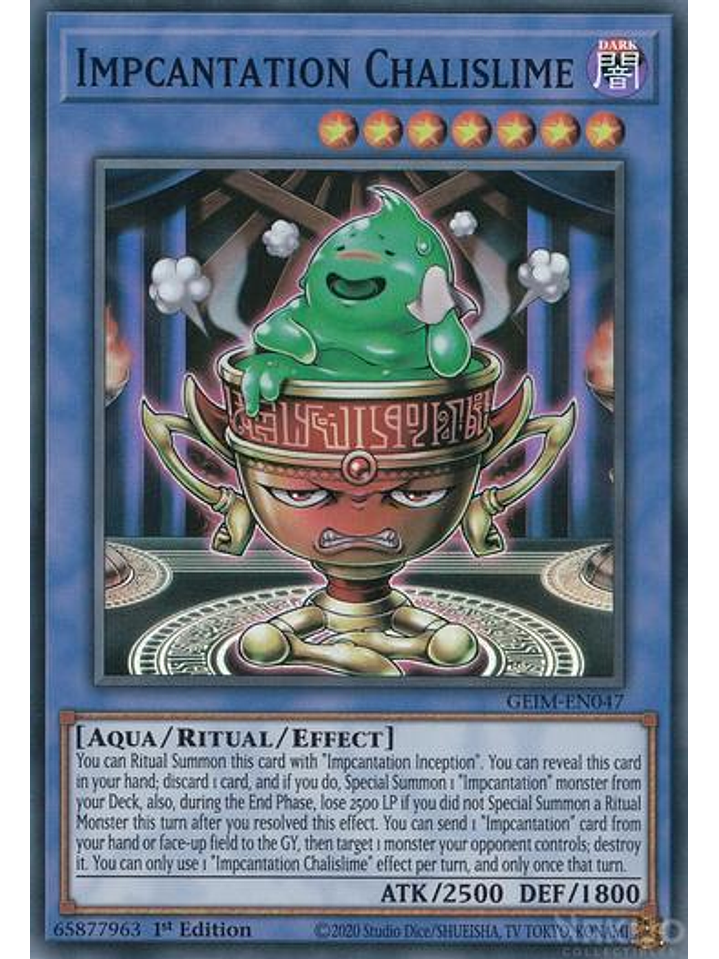 Impcantation Chalislime - GEIM-EN047 - Super Rare - 1st Edition 1
