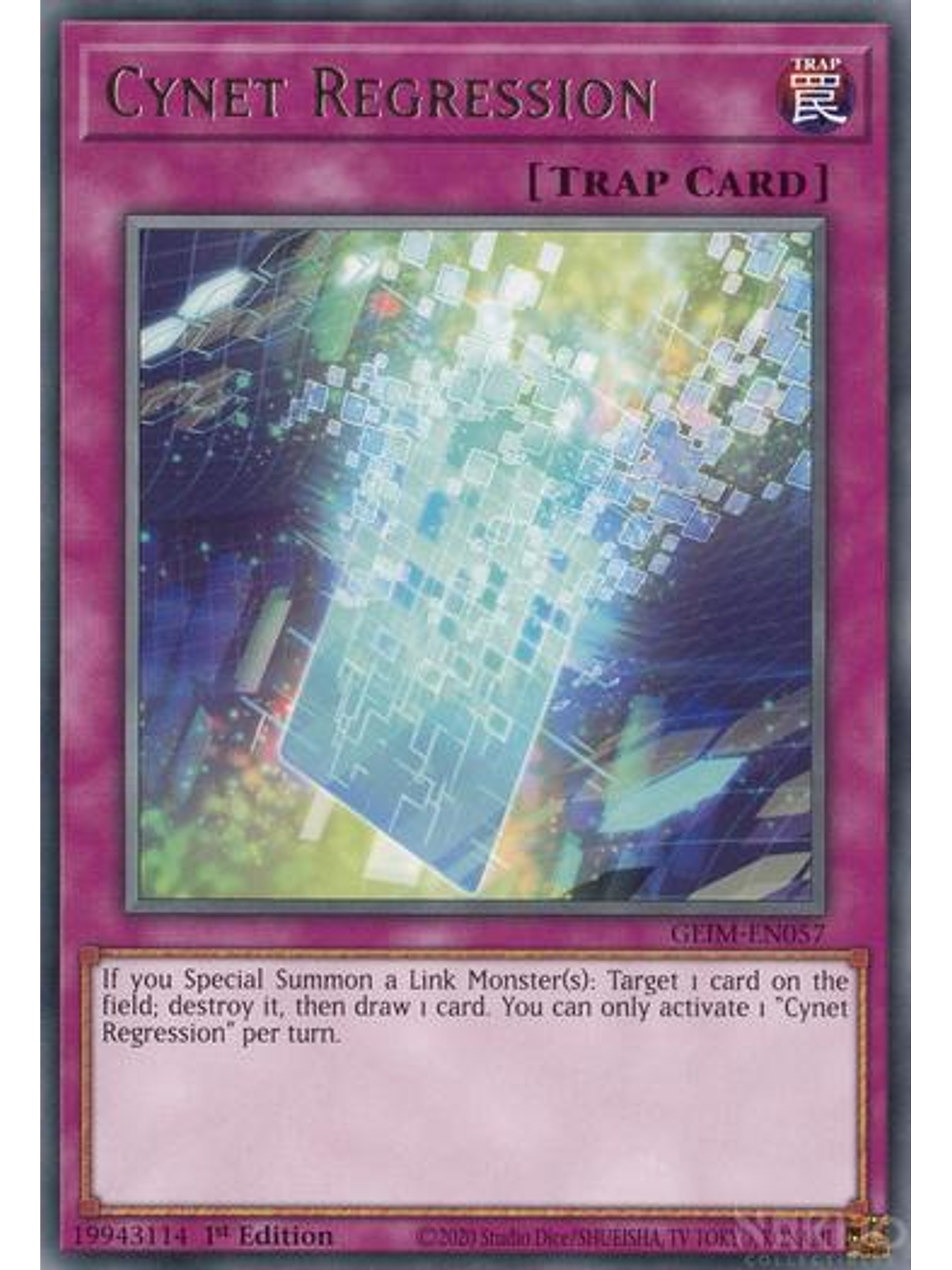 Cynet Regression - GEIM-EN057 - Rare - 1st Edition 1