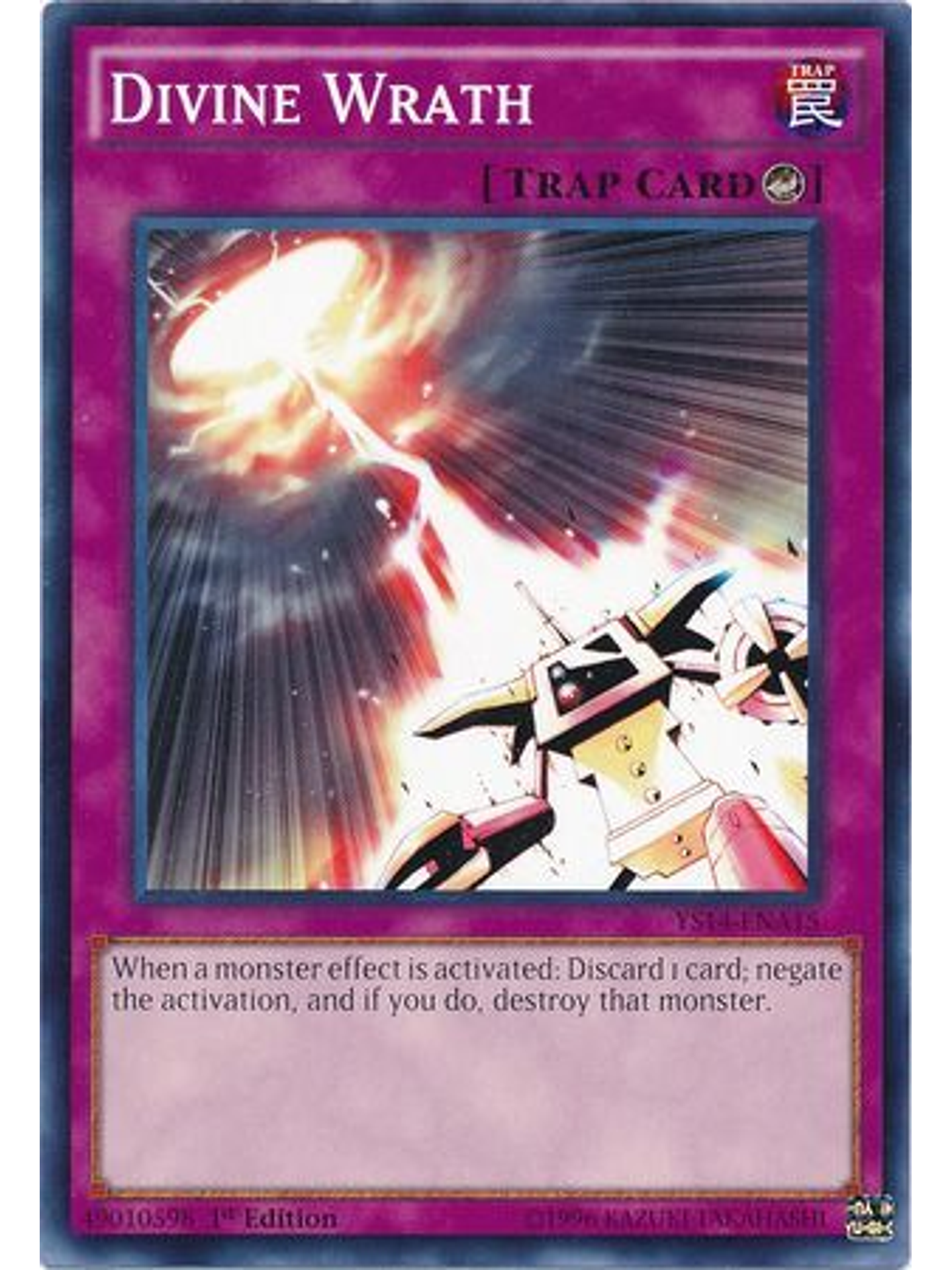 Divine Wrath - ys14-ena15 - Common 1st Edition 1