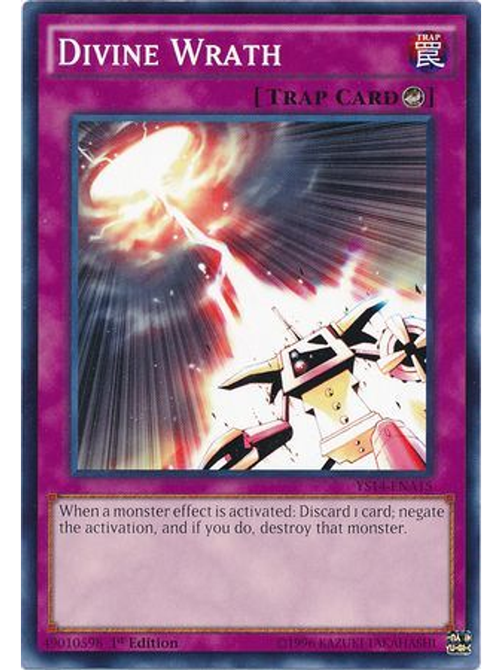 Divine Wrath - ys14-ena15 - Common 1st Edition 1