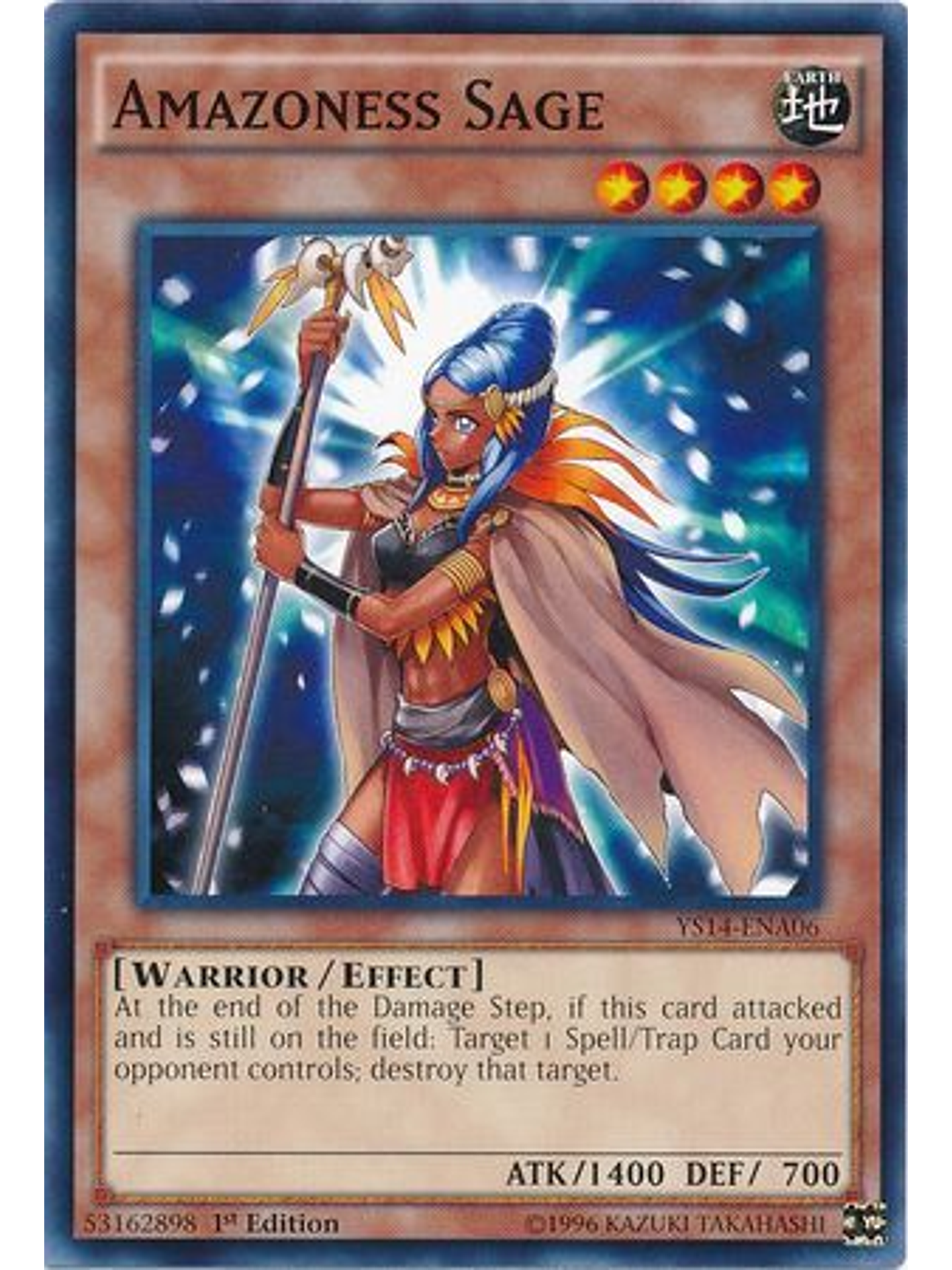 Amazoness Sage - YS14-ENA06 - Common 1st Edition 1