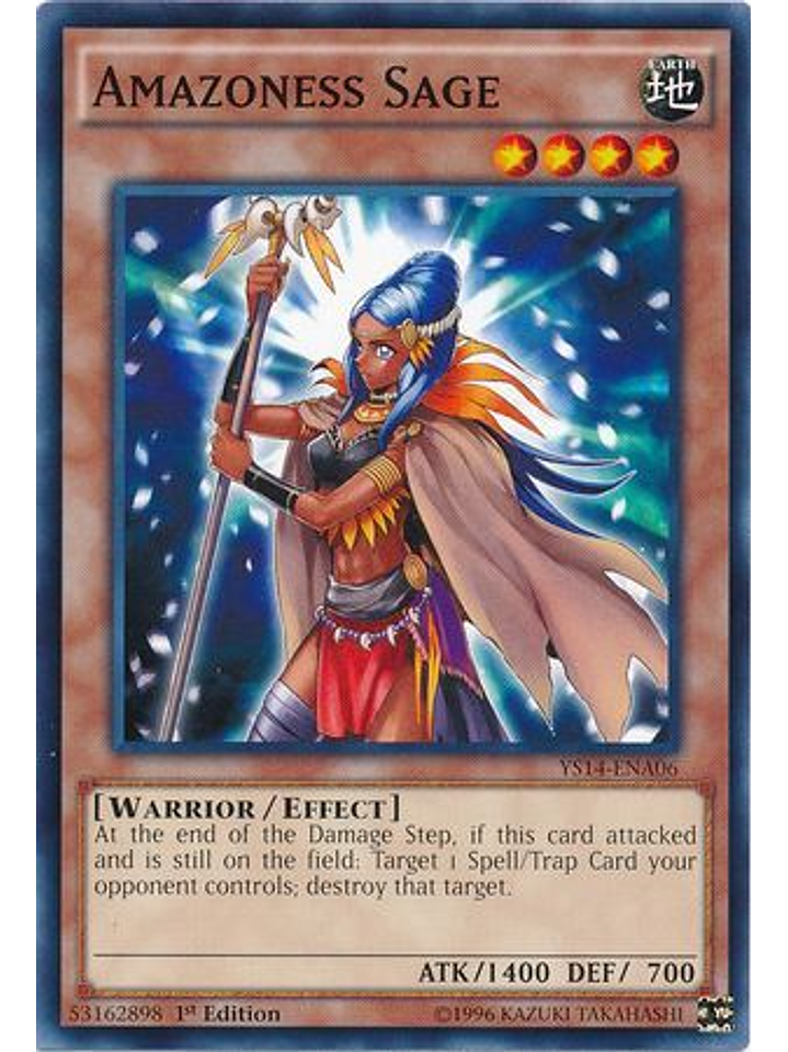 Amazoness Sage - YS14-ENA06 - Common 1st Edition 1