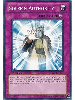 Solemn Authority - stor-en067 - Common 1st Edition