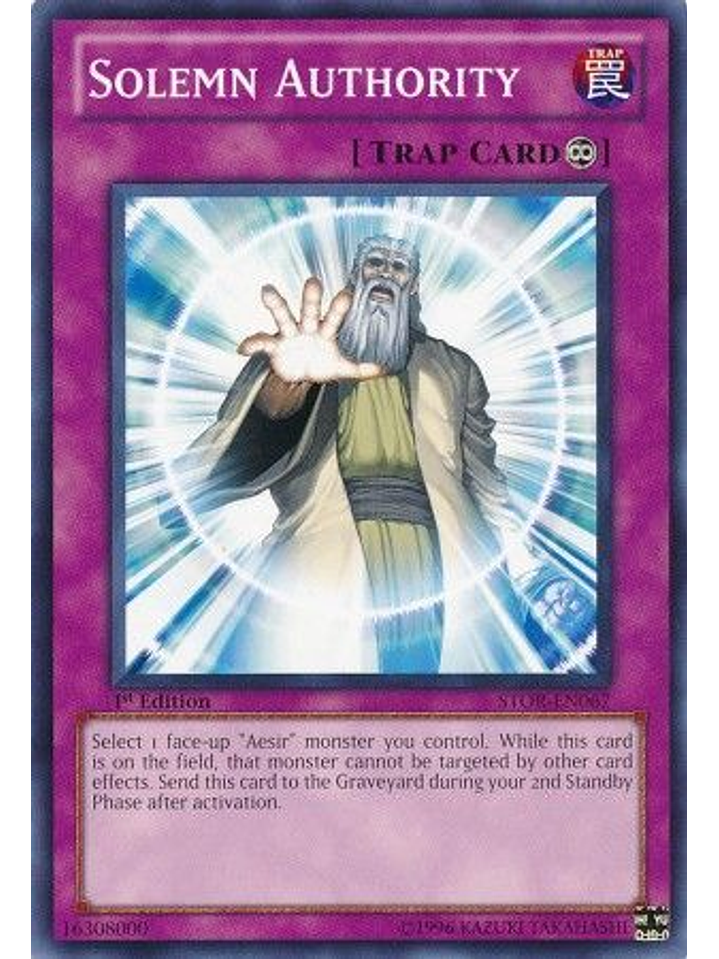 Solemn Authority - stor-en067 - Common 1st Edition 1