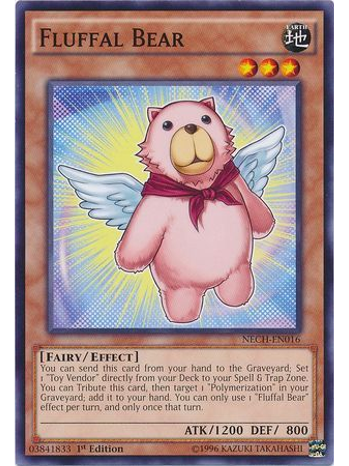 Fluffal Bear - nech-en016 - Common 1st Edition 1